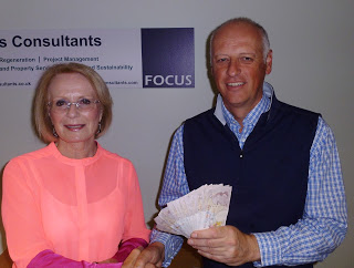 Focus Consultants presents donation to Lincolnshire Autistic Society