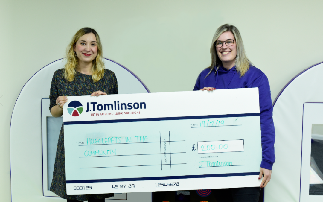 Donation from J Tomlinson helps fund animal assisted intervention session