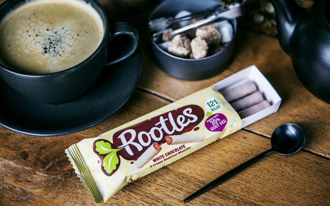 Rootles white chocolate and beetroot flavoured snack scores success in awards